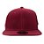 Boné Vinho Liso Aba Reta Snapback Fechado - Imagem 2