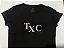 Camiseta TXC Feminina Estampada Preta REF 50849 - Imagem 1