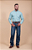 Camisa TXC Masculina Xadrez  Verde Agua  29171L - Imagem 1