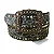 Cinto Paul Western Preto Entalhado 436 - Imagem 1