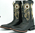 Bota Austin Ranch Preta/Dourada - Imagem 1