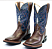 Bota Austin Ranch Marrom/Marinho - Imagem 1