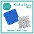 Molde de Silicone 45 - Aplique Quadrado - Imagem 1