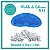 Molde de Silicone 57 - Aplique Mini Flores laço - Imagem 1