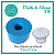 Molde de Silicone 91 - Puxador Diamante - Imagem 1