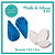 Molde de Silicone 207 - Folha Frisadora P - Imagem 1