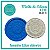 Molde de Silicone 210 - Tampa M Adamascado - Imagem 1