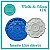 Molde de Silicone 212 - Tampa M Folhas - Imagem 1