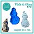 Molde de Silicone 292 - Boneco de Neve (Natal) - Imagem 1