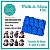Molde de Silicone 303 - Mini Papais Noéis Nórdicos (Natal) - Imagem 1