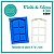 Molde de Silicone - Molde 369 - Janela Country - Imagem 1