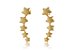 Brinco Ear Cuff  Dourado De Estrelas Folheado - Imagem 1