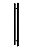 Puxador Inox - Black 40x10 100CM - Imagem 1