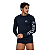 Blusa Treino Manga Longa Futevôlei Masculina Poliamida Preta e Branco - Imagem 2