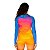 Blusa Treino Manga Longa Feminino Free On Sand Laranja - Imagem 3