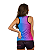 Regata Treino Feminino Free On Sand Rosa e Azul - Imagem 5