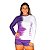 Manga Longa Treino Feminino Free On Sand Roxo Degradê - Imagem 4