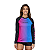 Blusa Treino Manga Longa Feminino Free On Sand Rosa e Azul - Imagem 4