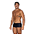 Sunga Boxer Futevôlei Masculina Preta - Imagem 3