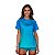 Baby Look Treino  Feminina Life Is Better Azul Degrade - Imagem 1