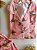 Pijama Americano Manga Comprida Urso Rosa - Imagem 1