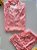 Pijama Americano Floral Rosa Short Doll - Imagem 1