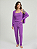 Conjunto Pijama 3 Peças Suede Canelado - Imagem 1