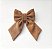 Laço marrom veludo cotelê - Imagem 1