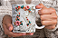 Caneca Porcelana 325ml Personalizada Letra Floral - Imagem 18