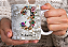 Caneca Porcelana 325ml Personalizada Letra Floral - Imagem 10
