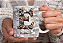 Caneca Porcelana 325ml Personalizada Letra Floral - Imagem 5