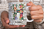 Caneca Porcelana 325ml Personalizada Letra Floral - Imagem 8