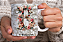 Caneca Porcelana 325ml Personalizada Letra Floral - Imagem 2
