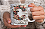 Caneca Porcelana 325ml Personalizada Letra Floral - Imagem 3