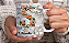 Caneca Porcelana 325ml Personalizada Letra Floral - Imagem 19