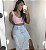 Saia jeans Lola fenda lateral - Imagem 2