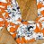 Cropped Manga Bufante Marília laranja - Imagem 3