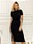 Vestido Anita manguinha fenda lateral - Imagem 4