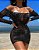Saída De Praia vestido  Love Arrastão  Vestidinho Ciganinha Justo - Imagem 4