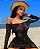 Saída De Praia vestido  Love Arrastão  Vestidinho Ciganinha Justo - Imagem 2