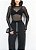 BODY TULE MANGA LONGA Preto - Imagem 1