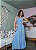 Vestido Elisa longo com lastex - Imagem 1