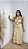 Vestido longo Maria flor Viscolinho com  Argola - Imagem 3