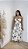 Vestido longo Maria flor Viscolinho com  Argola - Imagem 5