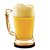 Caneca de vidro cerveja chopp festa presente 340ml Taberna - Imagem 1