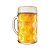 Caneca de Vidro Cerveja Chopp Festa Presente 1litro Mass Krug G - Imagem 1