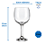 Taça de gin de vidro Batman Colecionável 615ml Prime DC - Imagem 3