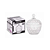 Bomboniere com tampa de vidro decorado baleiro luxo 310ml - Imagem 2