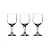 Jogo 3 taças de vidro vinho, água, suco 315ml Linha Iris G4U - Imagem 1