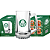 Caneca Palmeiras vidro cerveja presente time oficial 345ml Maxim - Imagem 1